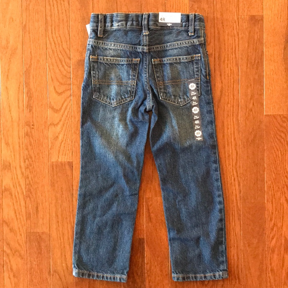 Boy OshKosh Straight Leg Jeans Size 4R - Picture 3 of 6